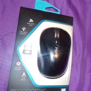 Ihome ergonomic wireless desktop mouse new in the pack sealed